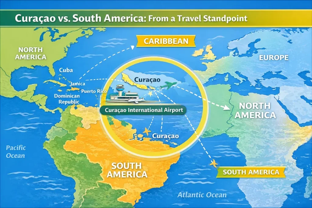 Curacao vs. South America: From a Travel Standpoint