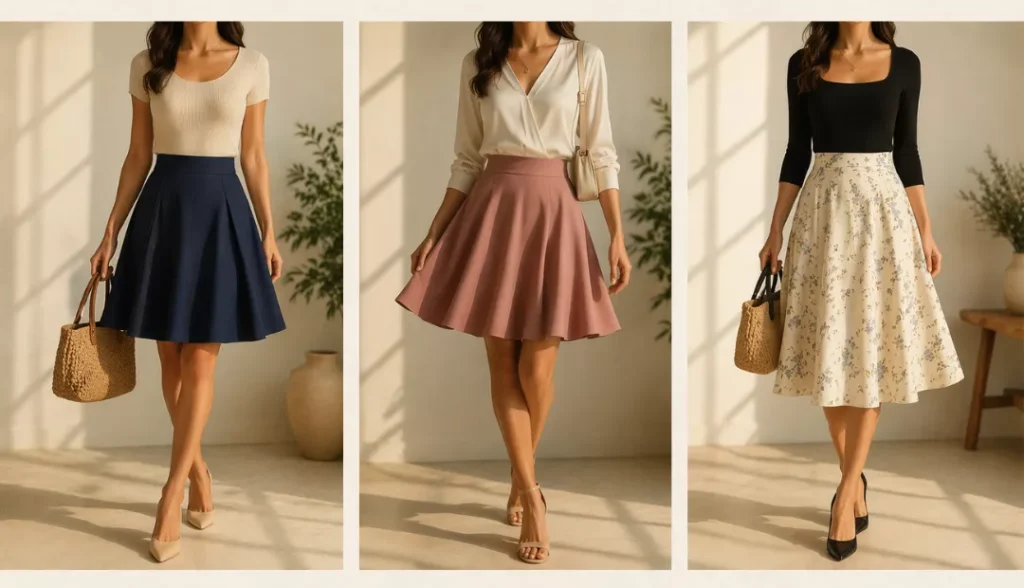 A-line and Flared Skirts