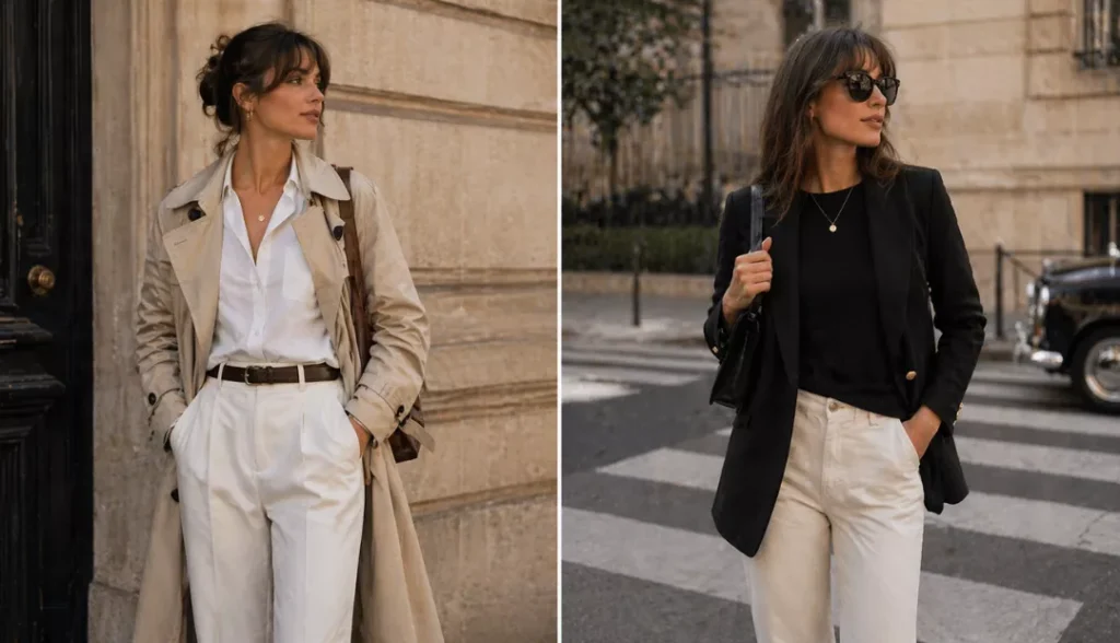 A Well-Cut Blazer or Trench Coat