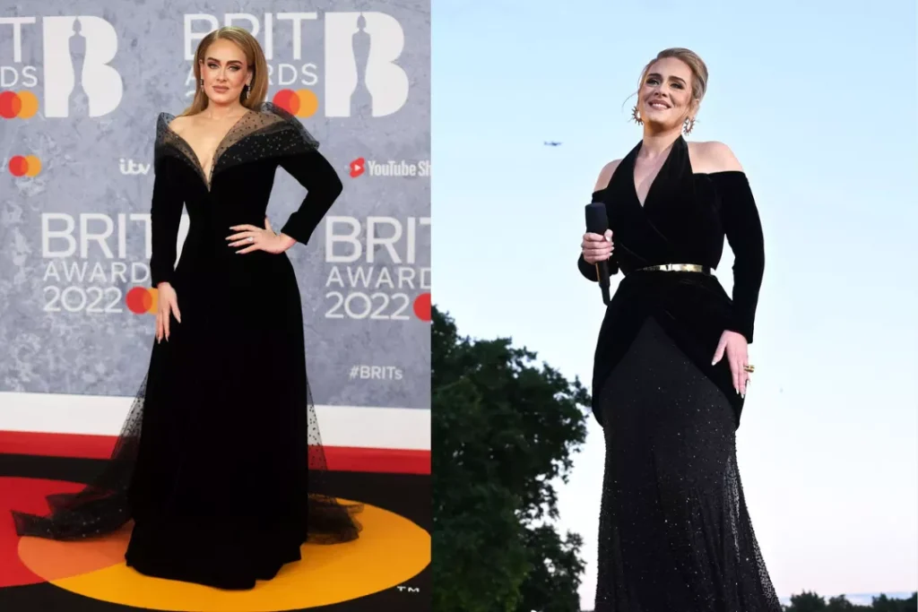 Adele has diamond body shape
