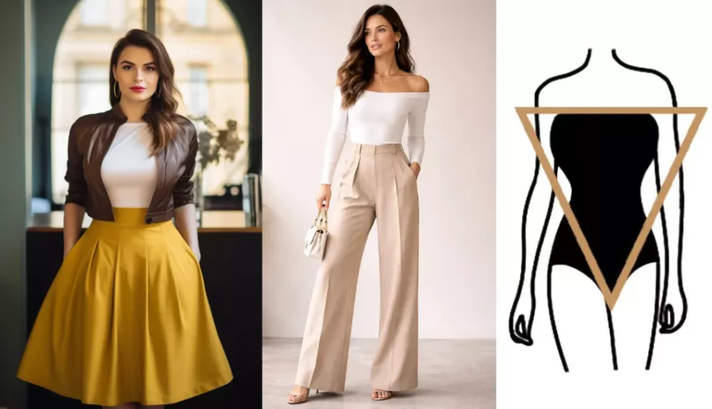 Chic Outfit for Inverted Triangle Bodies