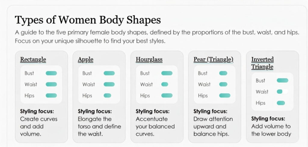 Types of Women Body Shapes