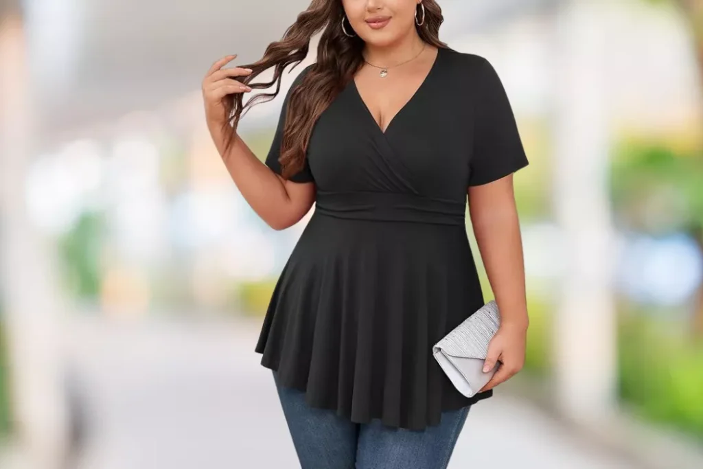 empire-waist top