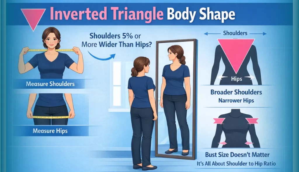 How to Know you have inverted triangle body