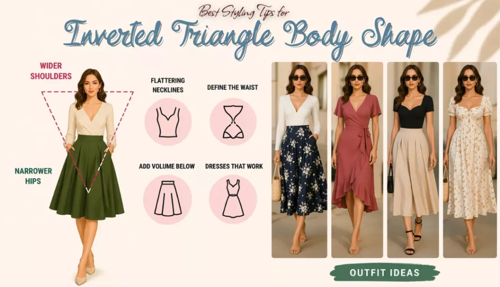 inverted triangle body shape outfits