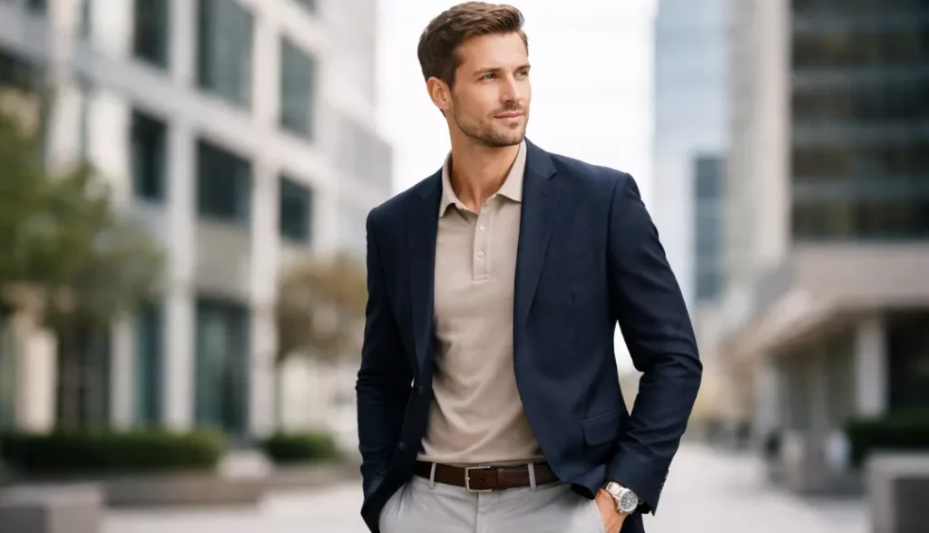 Layer with a blazer to elevate the look