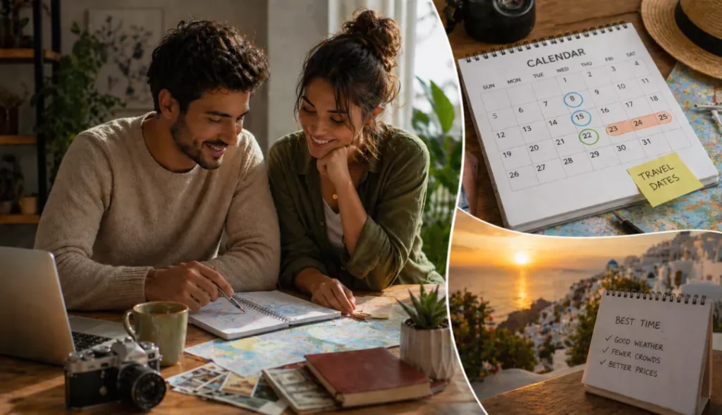 Pick the right dates for romantic weekend getaway