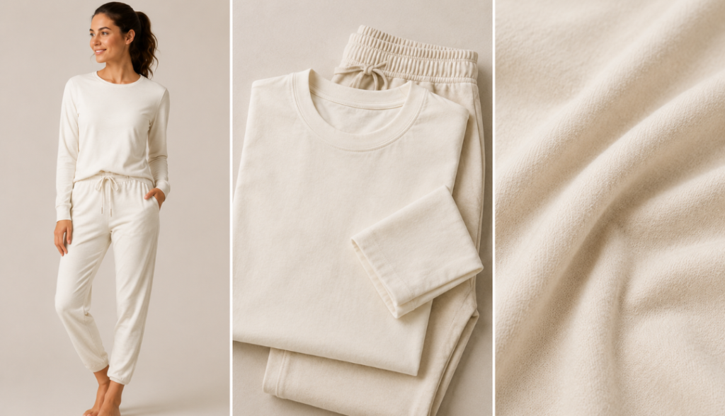 Cotton fabric outfit for travel