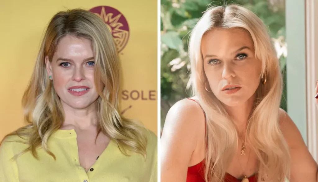Alice Eve with complete heterochromia
