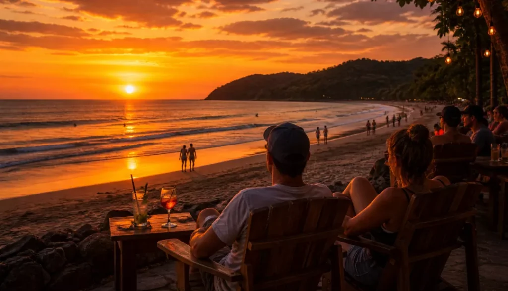 Sunset watching in Tamarindo Costa Rica