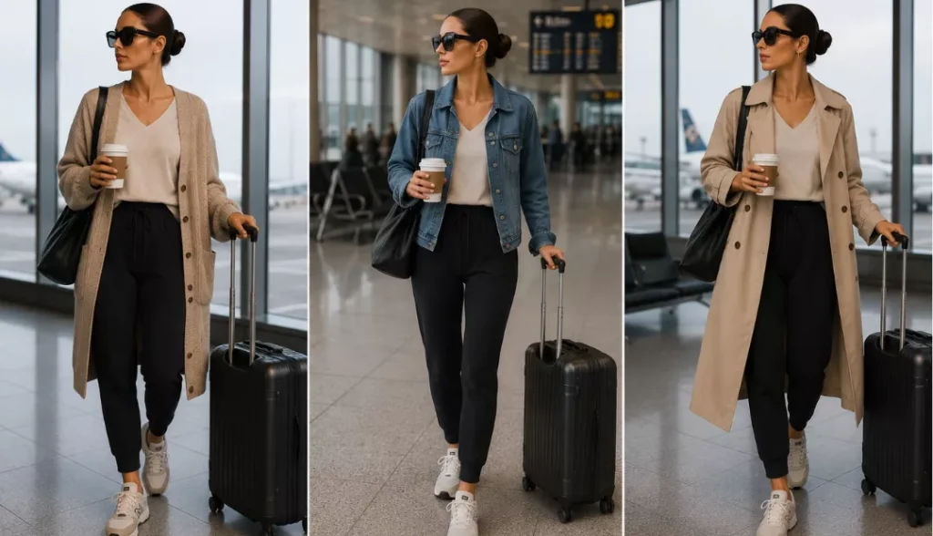 classic layred jet set look