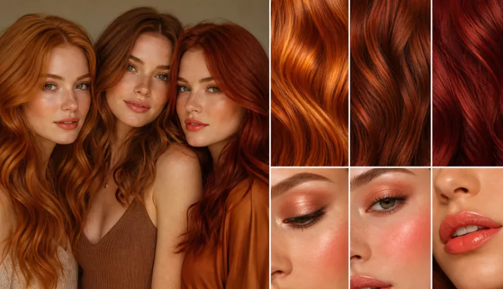 Warm Red — Copper, Auburn, Titian