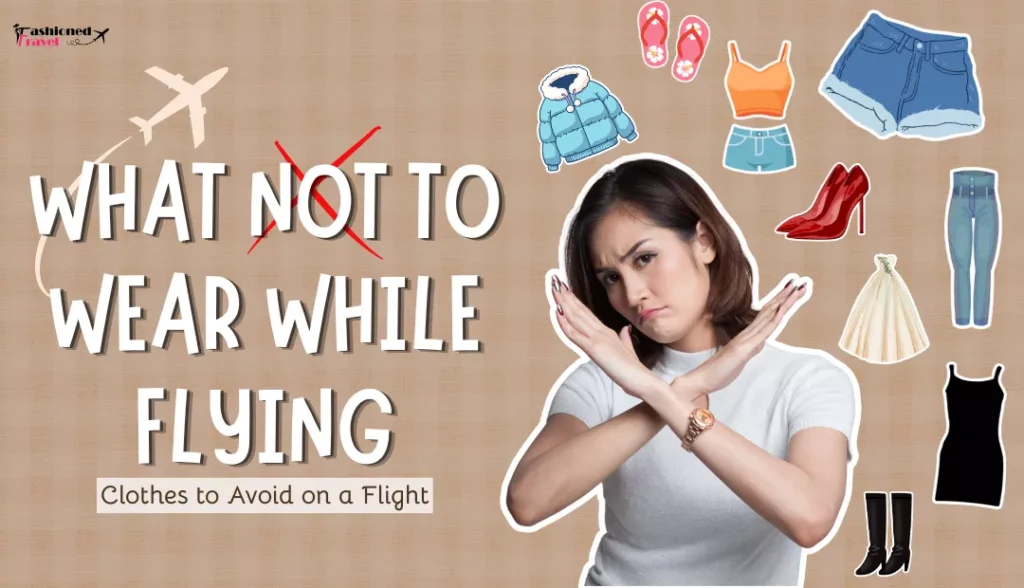 what not to wear on a plane