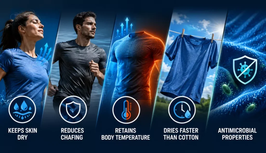 Advantages of Moisture-Wicking Fabric