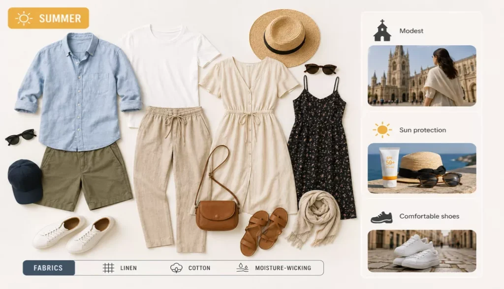 Clothing to Pack for Europe Summer