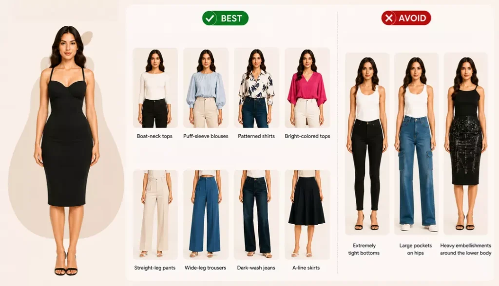 How to Dress a Pear-Shaped Body