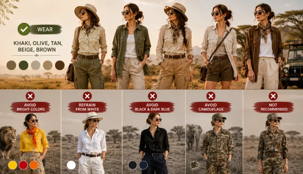 Choosing the Right Colors for Safari Clothing