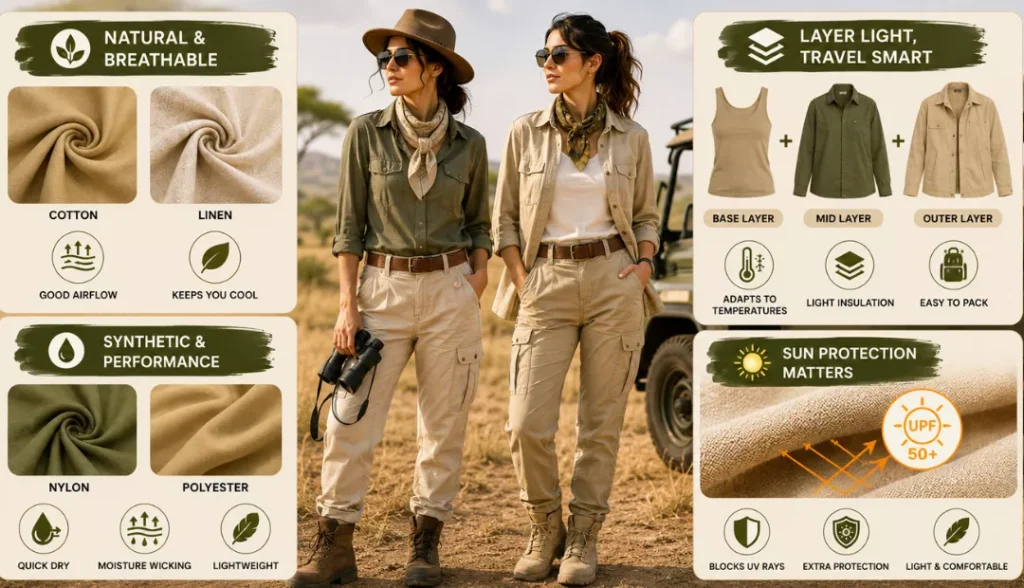 Choosing the Right Fabrics for Safari Activities