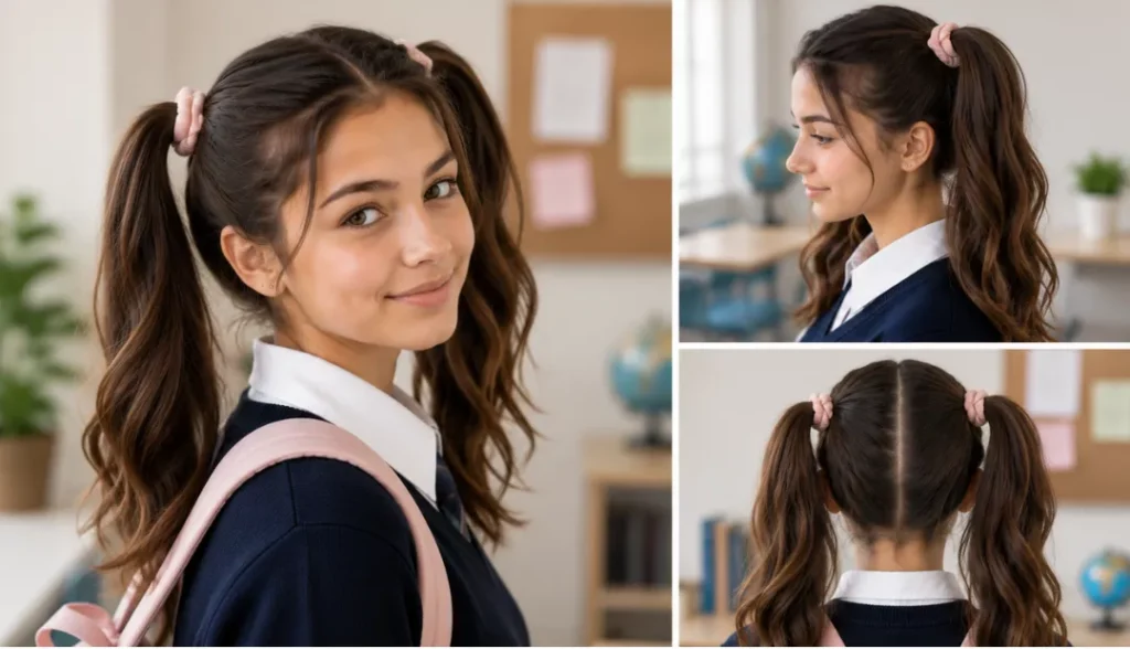 Cute Double Ponytails