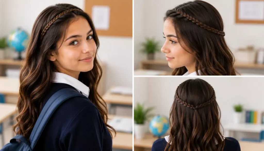 Face-Framing Braided Headband 