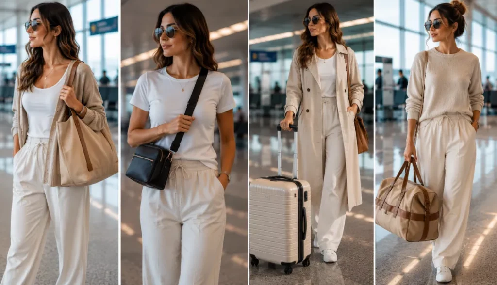 ideal travel bag suits with Chic Outfit