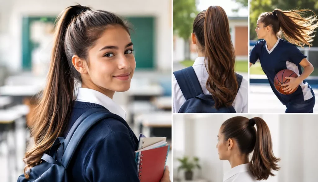 Neat and Stylish High Ponytail 