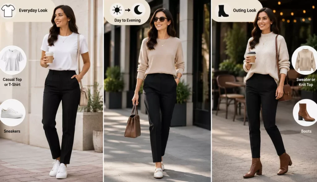 Ponte Fabric Smart Casual Wear